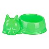 Миска для кошек Альтернатива Барсик 0.5 л зелёный