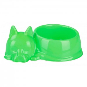 Миска для кошек Альтернатива Барсик 0.5 л зелёный