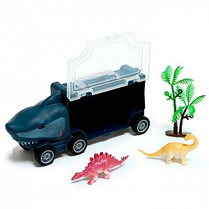 Набор грузовиков Автоград Dino 9682235 с динозаврами 3 шт. Изображение - 3