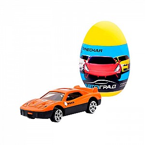 Машина Автоград СпортКар №SL-01828 3658818 металлическая в яйце масштаб 1:64 цвет микс