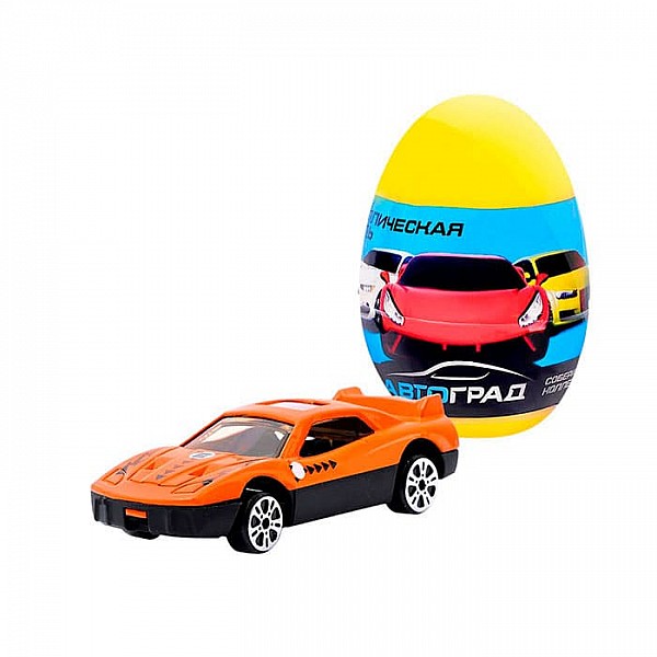 Машина Автоград СпортКар №SL-01828 3658818 металлическая в яйце масштаб 1:64 цвет микс