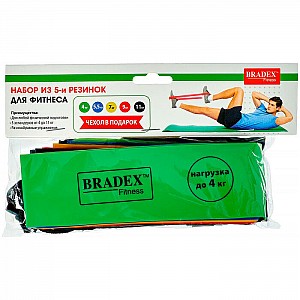Набор резинок для фитнеса Bradex SF 0673. Изображение - 3