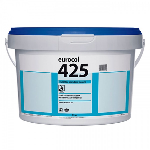 Клей Forbo 425 Euroflex Standard для ПВХ покрытий водно-дисперсионный 13 кг