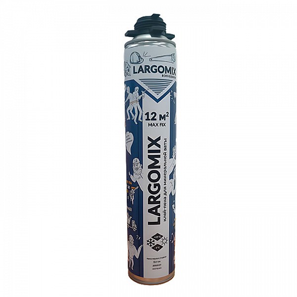 Клей-пена Largomix Max Fix полиуретановая 820 мл