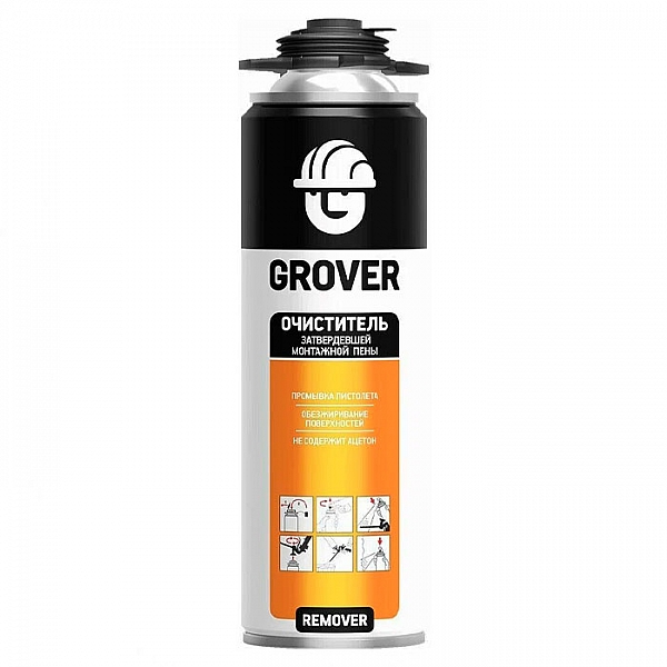 Очиститель монтажной пены Grover Remover 500 мл