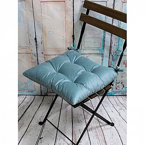 Подушка для сиденья Matex Aria Line 35-619 40*40*10 см серо-голубой. Изображение - 1