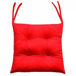 Подушка для сиденья Matex Velours Line 34-254 42*42*13 см ярко-красный