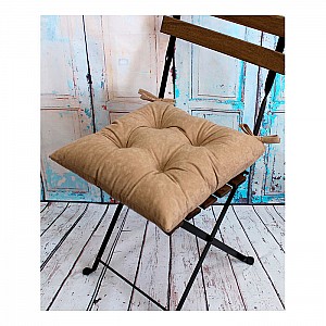 Подушка для сиденья Matex Velours Line 30-539 42*42*13 см кофейный. Изображение - 1