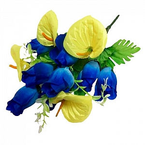 Букет ритуальный №05 Роза-Калла