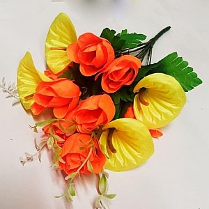 Букет ритуальный №05 Роза-Калла. Изображение - 1