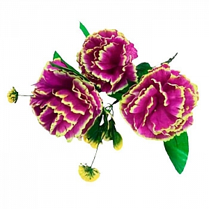 Букет ритуальный №82 Гвоздика с клевером