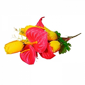 Букет ритуальный №91 Роза-Калла