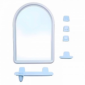 Набор зеркало для ванной комнаты Berossi 7-03с HB 05608000 светло-голубой