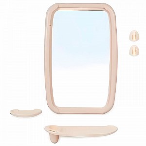 Набор зеркало для ванной комнаты Berossi Оптима HB 06133000 слоновая кость