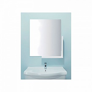 Набор зеркало для ванной комнаты Berossi Нео HB 11604000 белый мрамор. Изображение - 1
