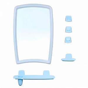 Набор зеркало для ванной комнаты Berossi 51с-2005 НВ 04108000i светло-голубой