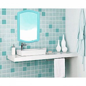 Набор зеркало для ванной комнаты Berossi НВ 04657000 46 мята. Изображение - 1