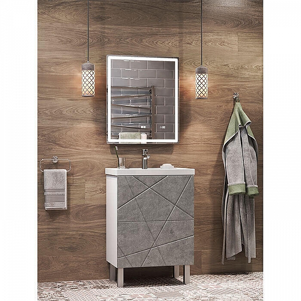 Зеркало Vigo Geometry Luxe 600 z.GEO.60.Luxe с подсветкой 600 мм