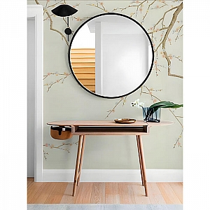 Зеркало Emze COLOR.60.60.CHE круглое в раме 600 мм черное. Изображение - 2