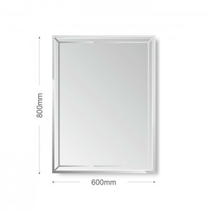 Зеркало Алмаз-Люкс Г-011 600*800 с полирированной кромкой и гравировкой. Изображение - 2