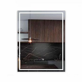 Зеркало Алмаз-Люкс Travel Dakar 8060d-6 с фронтальной подсветкой 800*600 мм