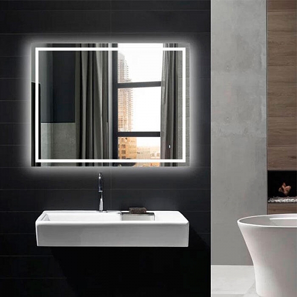 Зеркало Алмаз-Люкс Travel Dakar 8060d-6 с фронтальной подсветкой 800*600 мм