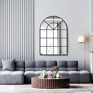 Зеркало Алмаз-Люкс Д-064 со шлифованной кромкой и УФ-печатью 1000*700 мм черное. Изображение - 2