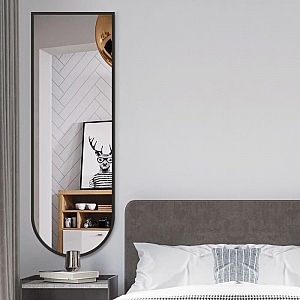 Зеркало Алмаз-Люкс Д-027 со шлифованной кромкой и УФ-печатью 1200*400 мм черное. Изображение - 3