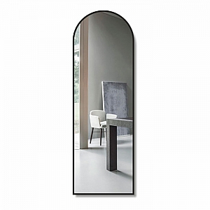 Зеркало Алмаз-Люкс Д-036 со шлифованной кромкой и УФ-печатью 1500*500 мм черное