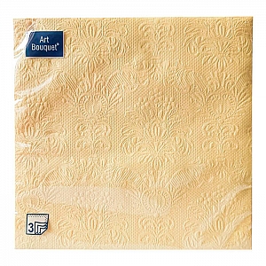 Салфетки декоративные Bouquet Art Барокко Шампань 37546 3 слоя 16 шт