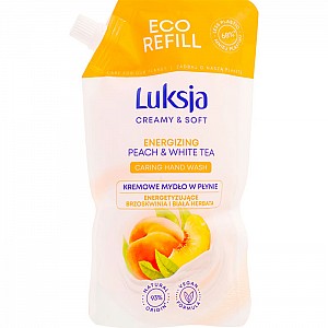 Мыло жидкое Luksja Creamy & Soft Energizing Peach & white tea 400 мл