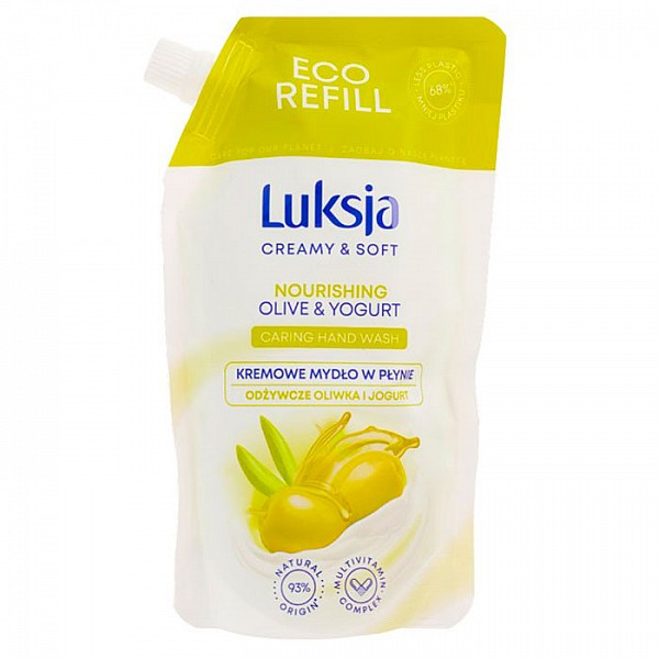Мыло жидкое Luksja Creamy & Soft Nourishing Olive & Yogurt 400 мл
