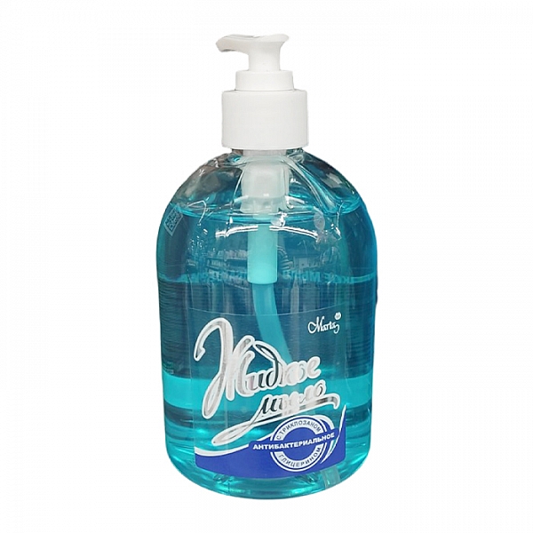 Жидкое мыло Марта Антибактериальное с дозатором 500 г