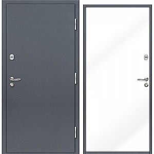 Дверь Nord Doors 70 наружная стальная глухая правая 2060*980 мм RAL 7016 RAL 9003 муар
