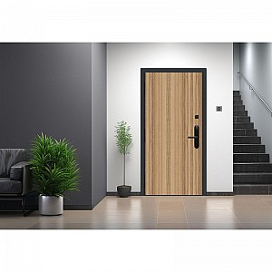 Дверь Nord Doors Амати А11 внутренняя комбинированная глухая левая 2060*980 мм slotex 3255 Bw. Изображение - 1