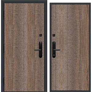 Дверь Nord Doors Амати А11 внутренняя комбинированная глухая левая 2060*980 мм slotex 7142 Bw