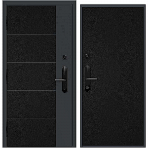 Дверь Nord Doors Амати левая 980*2060 мм внутренняя комбинированная глухая slotex 1021 S