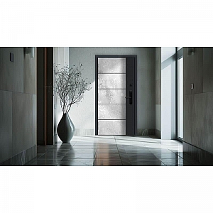 Дверь Nord Doors Амати правая 880*2060 мм внутренняя комбинированная глухая slotex 1100 Y. Изображение - 1