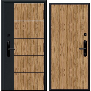 Дверь Nord Doors Амати правая 980*2060 мм внутренняя комбинированная глухая slotex 3213 P