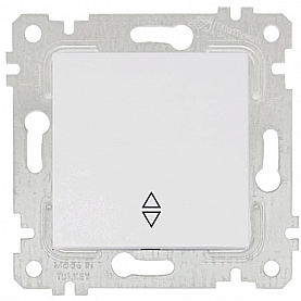 Выключатель проходной Mutlusan Rita 2200 403 0101 1 клавиша белый