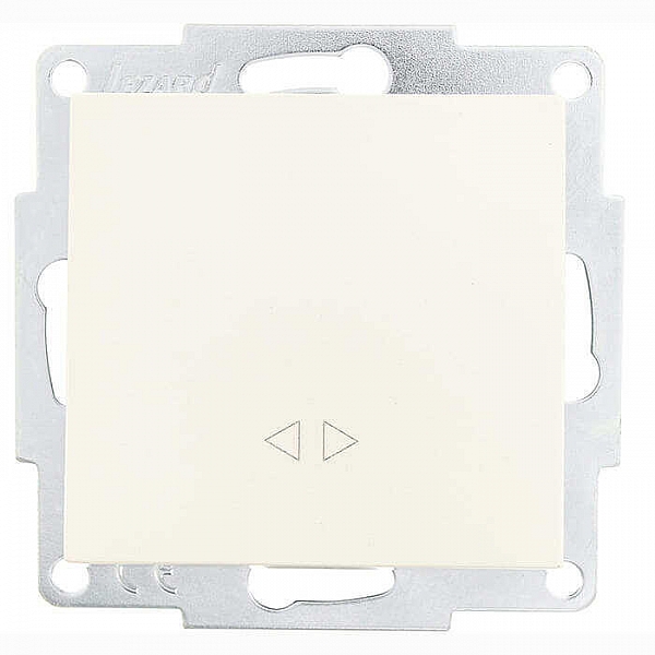 Выключатель перекрестный Lezard Vesna 742-3088-107 1 клавиша жемчужно-белый перламутр