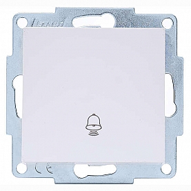 Кнопка звонка Lezard Vesna 742-0288-103 белый