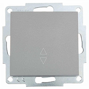 Выключатель проходной Lezard Vesna 742-3588-105 1 клавиша платина