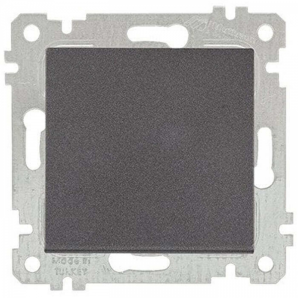 Выключатель Mutlusan Rita 2200 401 0195 1 клавиша дымчатый