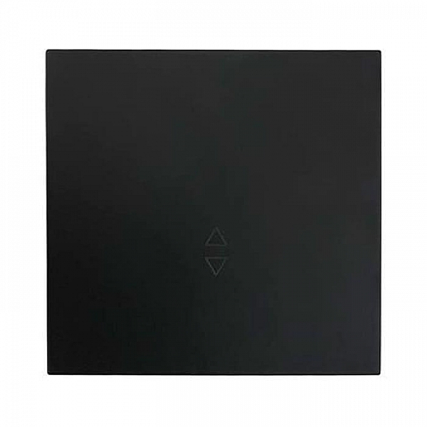 Выключатель проходной Lezard Zima 704-4288-105QC 1 клавиша безвинтовой черный бархат