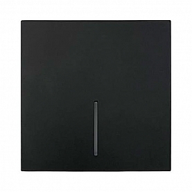 Выключатель Lezard Zima 704-4288-111QC 1 клавиша безвинтовой с подсветкой черный бархат