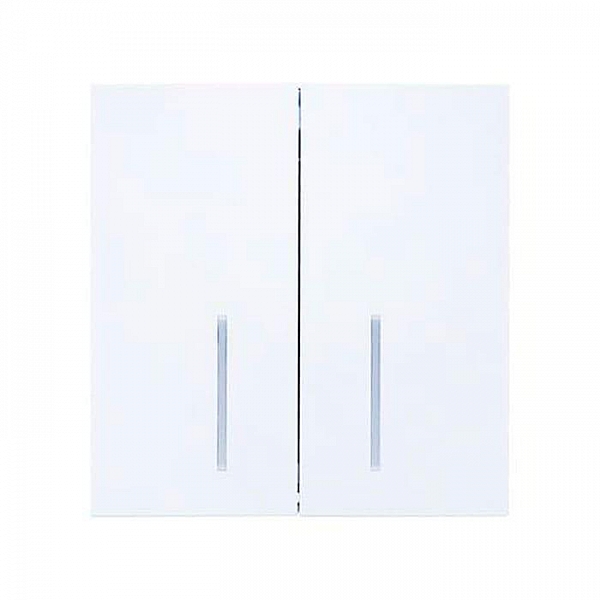 Выключатель Lezard Zima 704-0288-112QC 2 клавиши безвинтовой с подсветкой белый