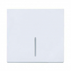 Выключатель Lezard Zima 704-0288-111QC 1 клавиша безвинтовой с подсветкой белый