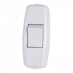 Выключатель Lezard Accessories 715-1100-611 навесной белый