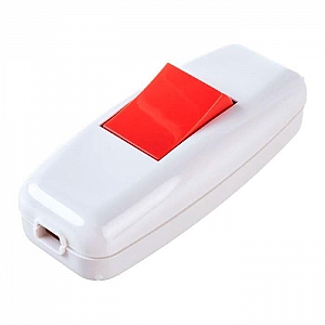 Выключатель Lezard Accessories 715-1101-611 навесной бело-красный